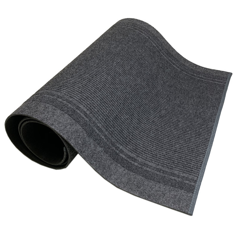 Ebern Designs Light Weight Indoor / Outdoor Slip Resistant Gray Rug